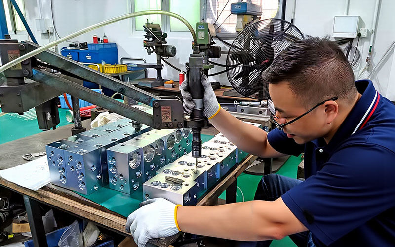 Dongguan Zhongwei Metal Products Co., Ltd linea di produzione del fabbricante