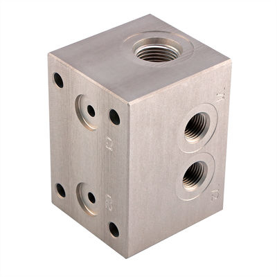 Servizi di lavorazione CNC per la valvola di cartuccia a filo di manifold idraulica di alluminio
