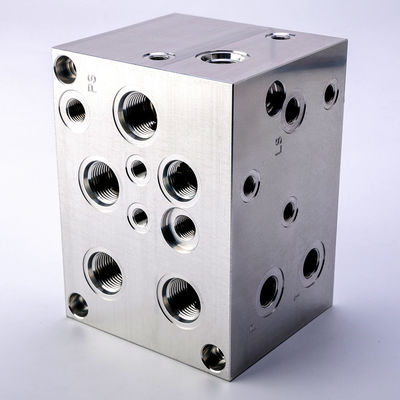 Valvola di controllo del flusso del blocco di manovra idraulica in acciaio di ferro fuso