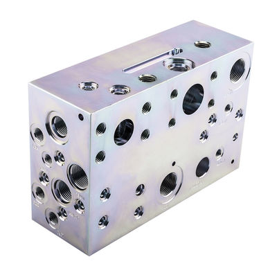 Blocco di valvola a manifold idraulica in alluminio per la modifica del sistema idraulico del veicolo 100% testato e OEM non standard